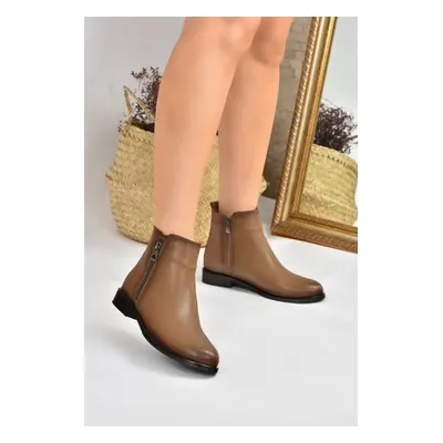 Fox Shoes Mink Faux Leather Women's Boots