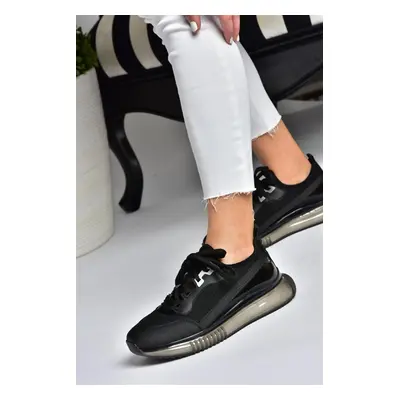 Fox Shoes P973016109 Black Casual Sneakers Sneakers