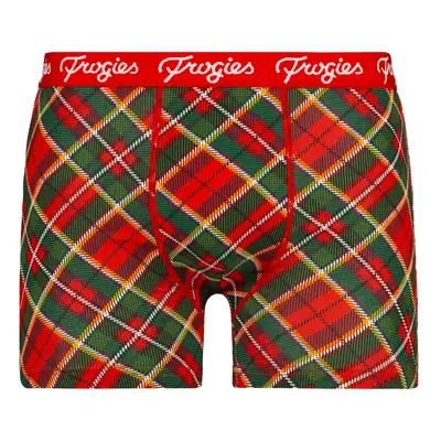 Pánské boxerky Tartan Frogies Christmas