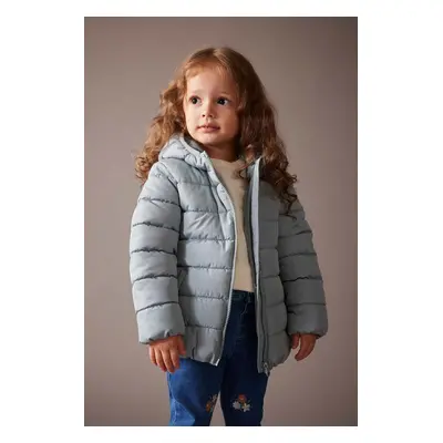 DEFACTO Baby Girl Water Repellent Hooded Puffer Coat