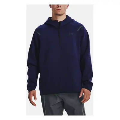 Under Armour Mikina UA Unstoppable Flc Hoodie-BLU - Pánské