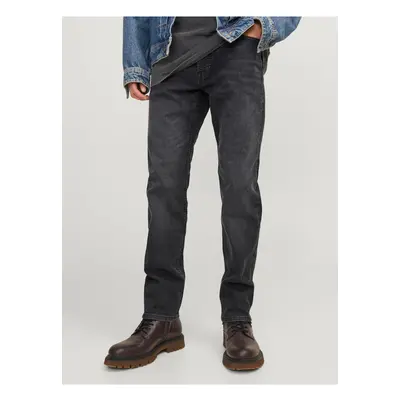 Tmavě šedé pánské slim fit džíny Jack & Jones Mike - Pánské