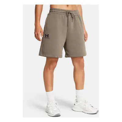 Under Armour Kraťasy UA Essl Flc Relax BF Short-BRN - Dámské