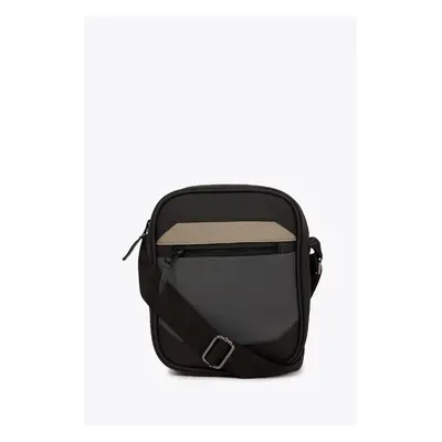 DEFACTO Men's Faux Leather Crossbody Bag