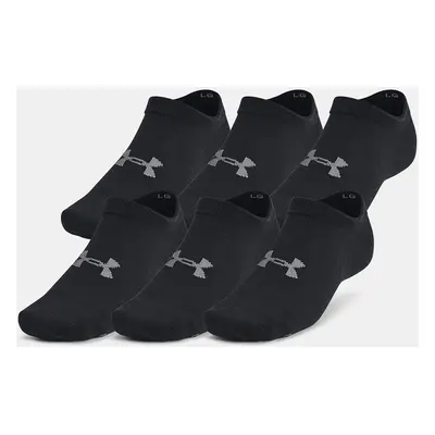 Under Armour Ponožky UA Essential No Show 6pk-BLK - unisex