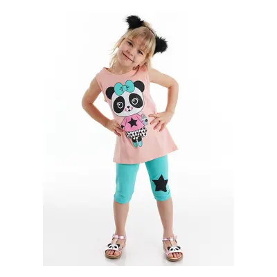 Denokids Panda Star Girls T-shirt Leggings Suit