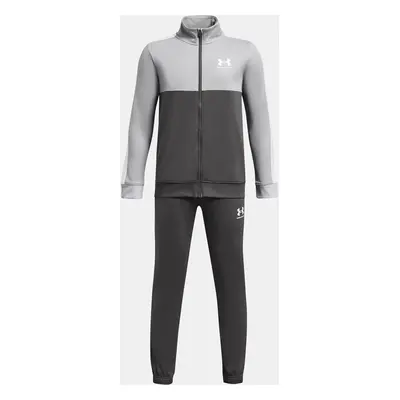 Under Armour Souprava UA CB Knit Track Suit-GRY - Kluci