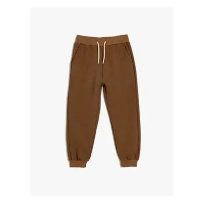 Koton Tied Waist Pocket Detailed Jogger Sweatpants