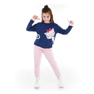 Denokids Cat Bead Girl Child Tracksuit