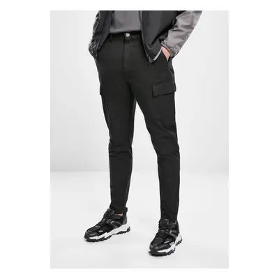 Tapered Double Cargo Pants černé