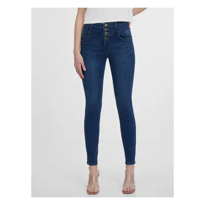 Orsay Tmavě modré dámské skinny fit džíny - Dámské