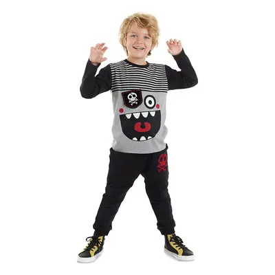 Denokids Striped Pirate Boys T-shirt Trousers Suit