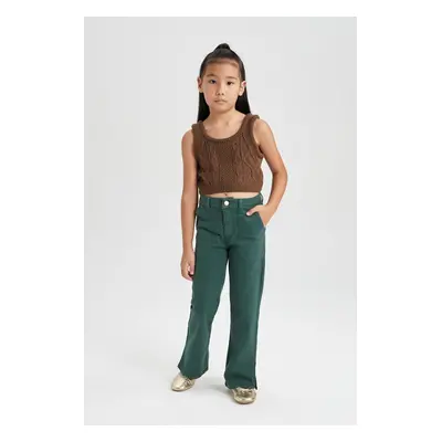 DEFACTO Girl's Flared Leg Trousers