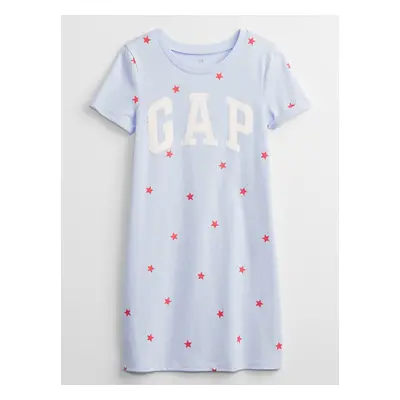 GAP Dětské šaty Logo t-shirt dress - Holky