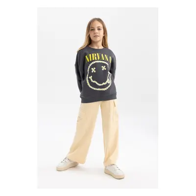 DEFACTO Girls Cargo Fit Sweatpants