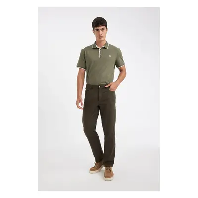 DEFACTO Trousers Straight Leg Pocket Basic Plain