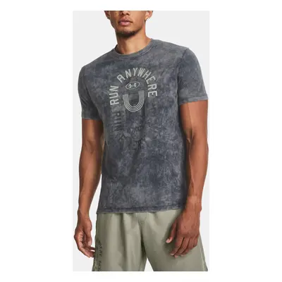 Under Armour Tričko RUN ANYWHERE TEE-BLK - Pánské