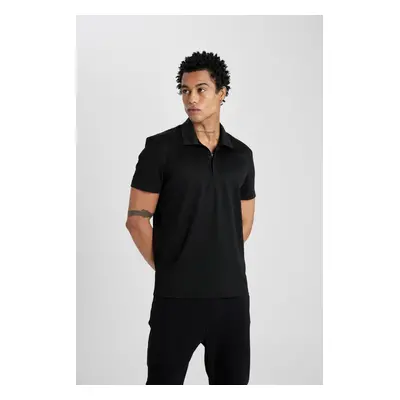 DeFactoFit Slim Fit Polo Neck Athlete Short Sleeve T-Shirt