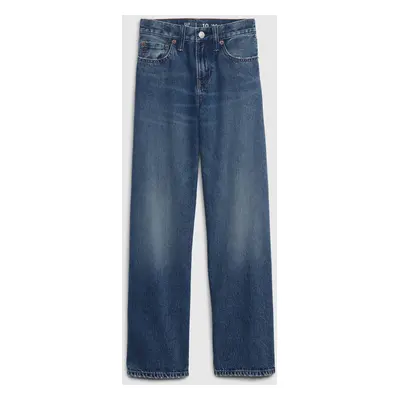 GAP Dětské džíny '90s Loose organic Washwell - Kluci