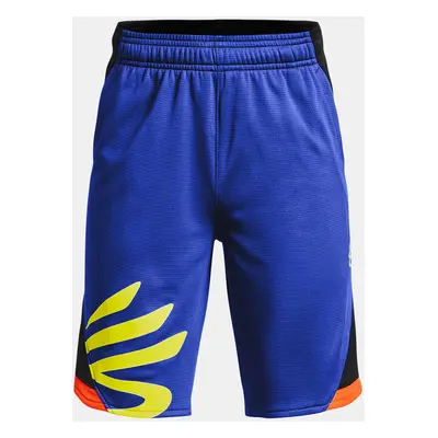 Under Armour Kraťasy B CURRY SPLASH SHORT-BLU - Kluci