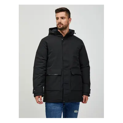 Černá parka Jack & Jones Etiko - Pánské