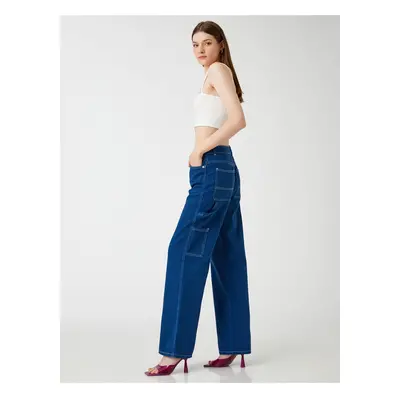 Koton Wide Leg Jeans High Waist