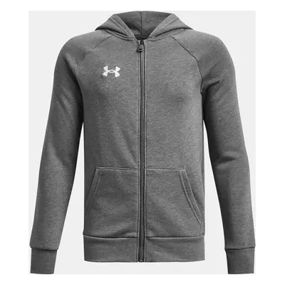 Under Armour Mikina UA Rival Fleece FZ Hoodie-GRY - Kluci