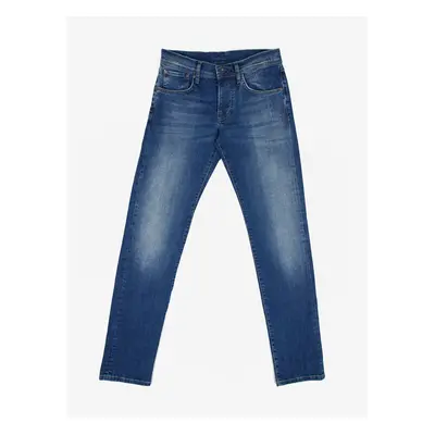 Tmavě modré pánské slim fit džíny Pepe Jeans Cane - Pánské