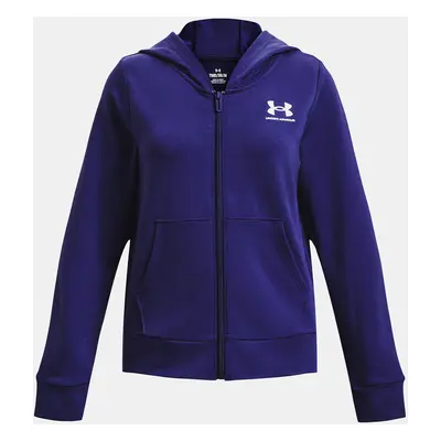 Under Armour Mikina UA Rival Terry FZ Hoodie-BLU - Holky