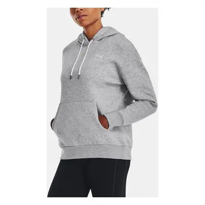 Under Armour Mikina Essential Fleece Hoodie-GRY - Dámské