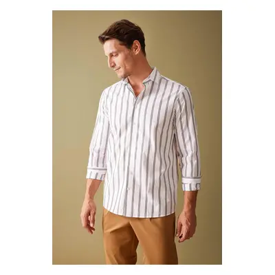 DEFACTO Modern Fit Non Iron Long Sleeve Shirt