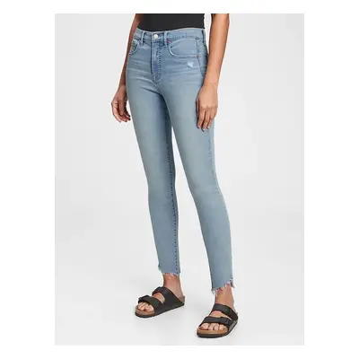 GAP Džíny high rise true skinny with secret smoothing pockets - Dámské