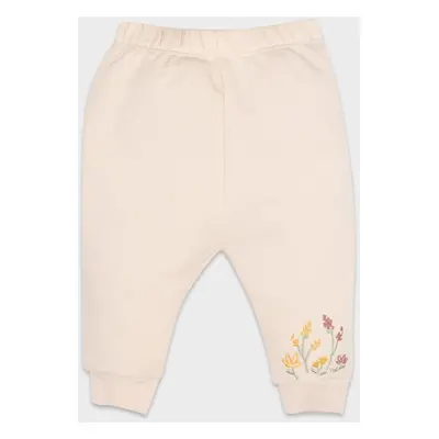 DEFACTO Baby Girl Floral Elastic Waist Leg Sweatpants