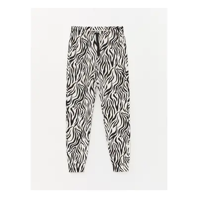 LC Waikiki Printed Women's Jogger Pajama Bottom with Elastic Waist