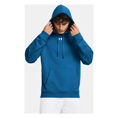 Under Armour Mikina UA Rival Fleece Hoodie-BLU - Pánské