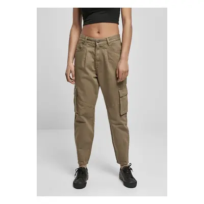 Dámské kalhoty Ballon Fit Cargo Twill v khaki barvě