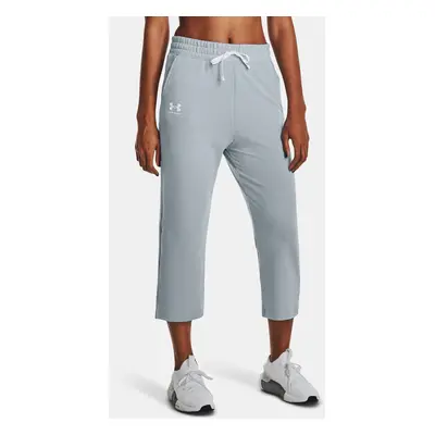 Under Armour Tepláky UA Rival Terry Flare Crop-BLU - Dámské