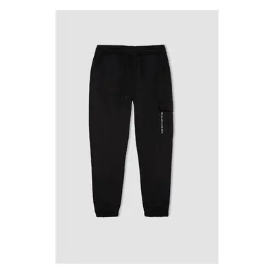 DeFactoFit Standard Fit Waist Tie Three Pocket Sports Jogger Sweatpants