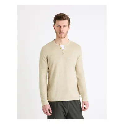 Celio Svetr henley Gelano - Pánské