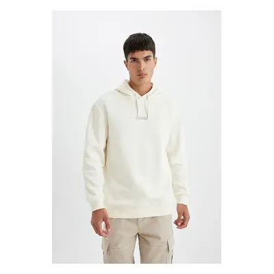 DEFACTO Relax Fit Hooded Printed Sweatshirt