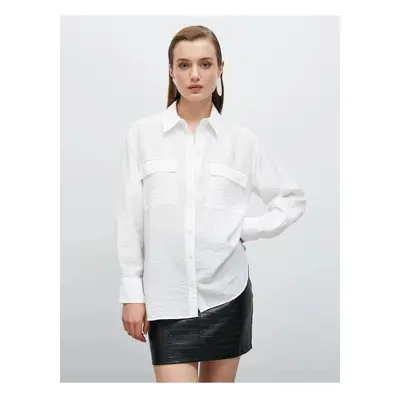 Koton 4wak60003ew Women's Shirt White