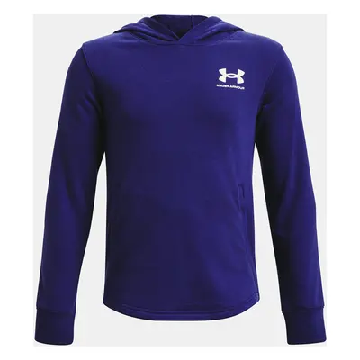 Under Armour Mikina UA Rival Terry Hoodie-BLU - Kluci