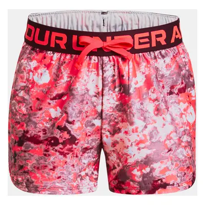 Under Armour Kraťasy Play Up Printed Shorts-RED - Holky