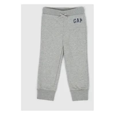 GAP Dětské tepláky boy logo joggers - Kluci