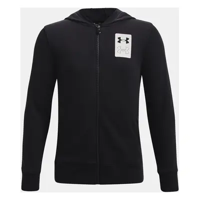 Under Armour Mikina UA Rival Terry FZ Hoodie-BLK - Kluci