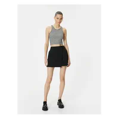 Koton Shorts Skirt Cargo Pocket Parachute Fabric