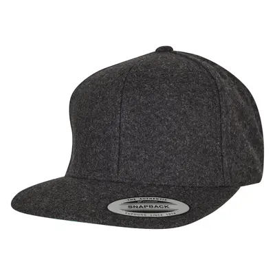 Melton Wool Snapback tmavě šedá