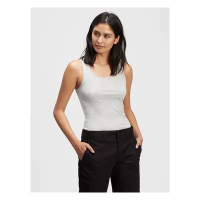 GAP Šedé dámské tílko ribbed tank top