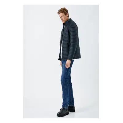 Koton Men's Navy Blue Jacket