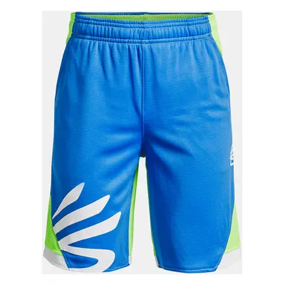 Under Armour Kraťasy B CURRY SPLASH SHORT-BLU - Kluci